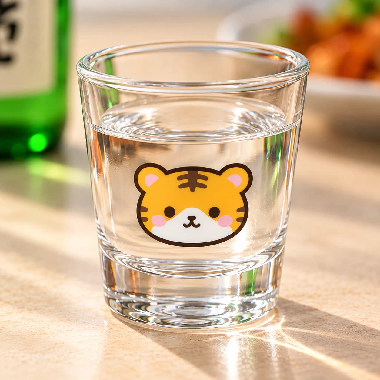 투명 소주잔 제작 · 제작 참고 이미지