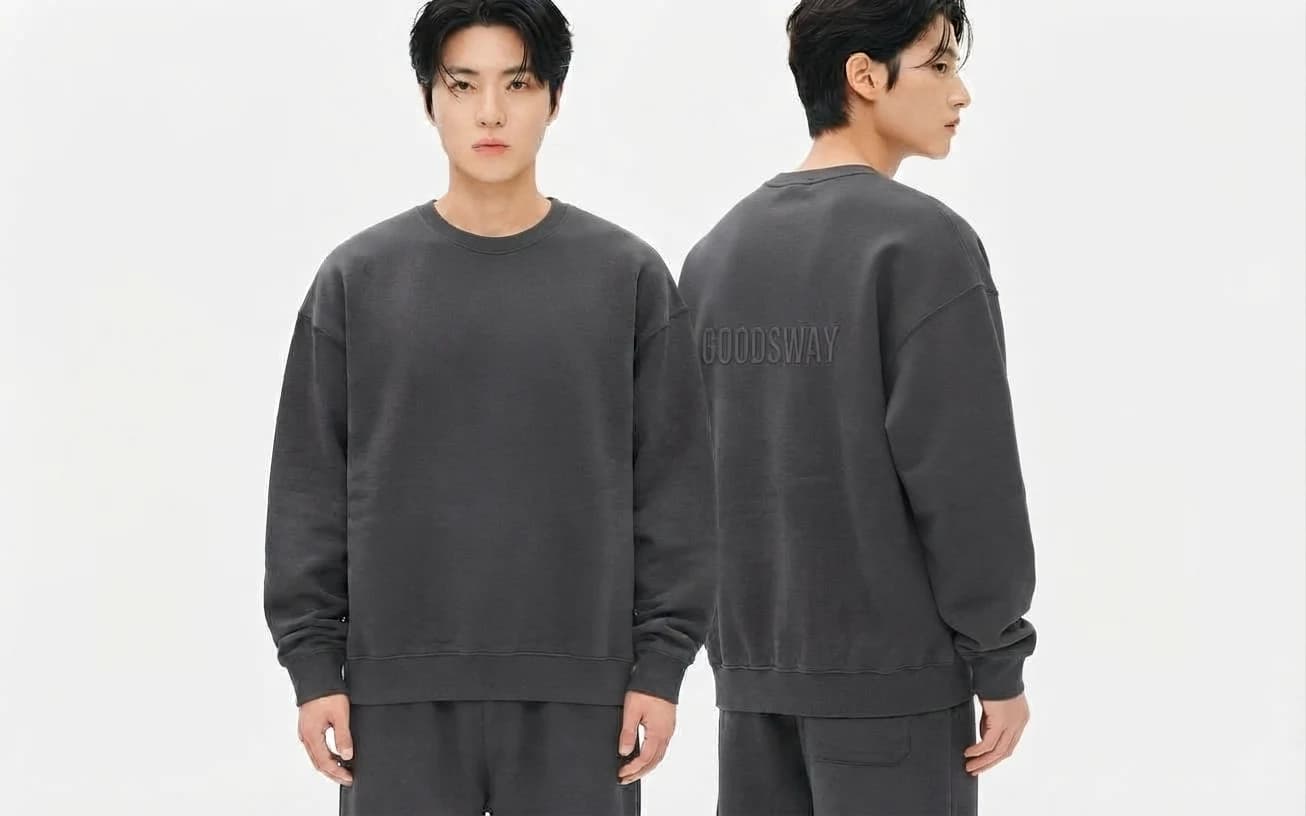 데일리 오버핏 맨투맨 · 제작 참고 이미지