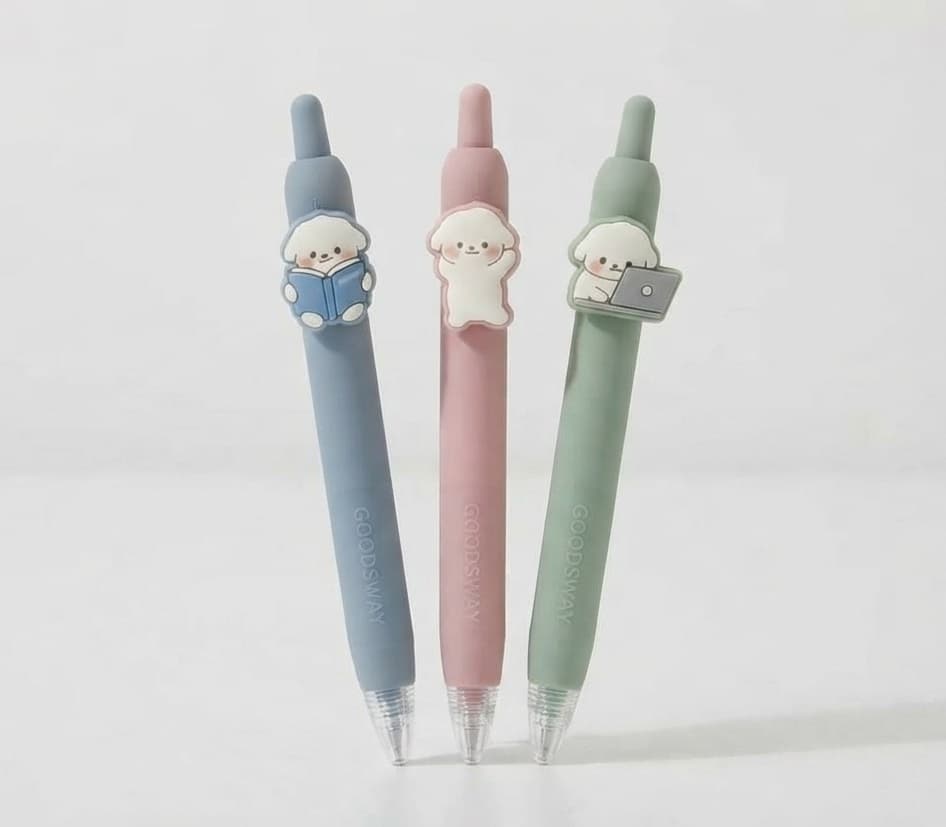 실리콘 볼펜 제작 제품 참고 이미지