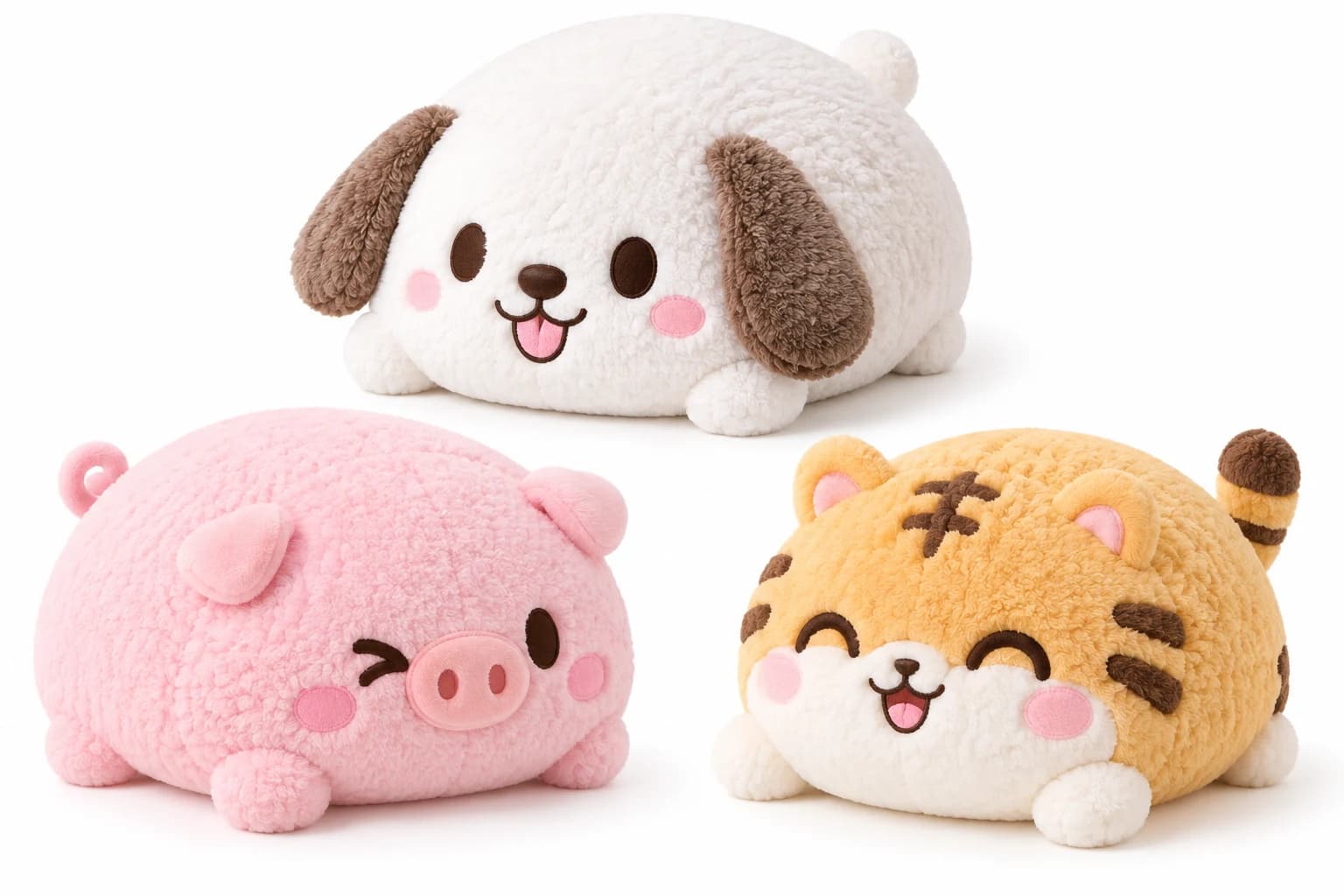 극세사 인형 모양 쿠션 · 제작 참고 이미지