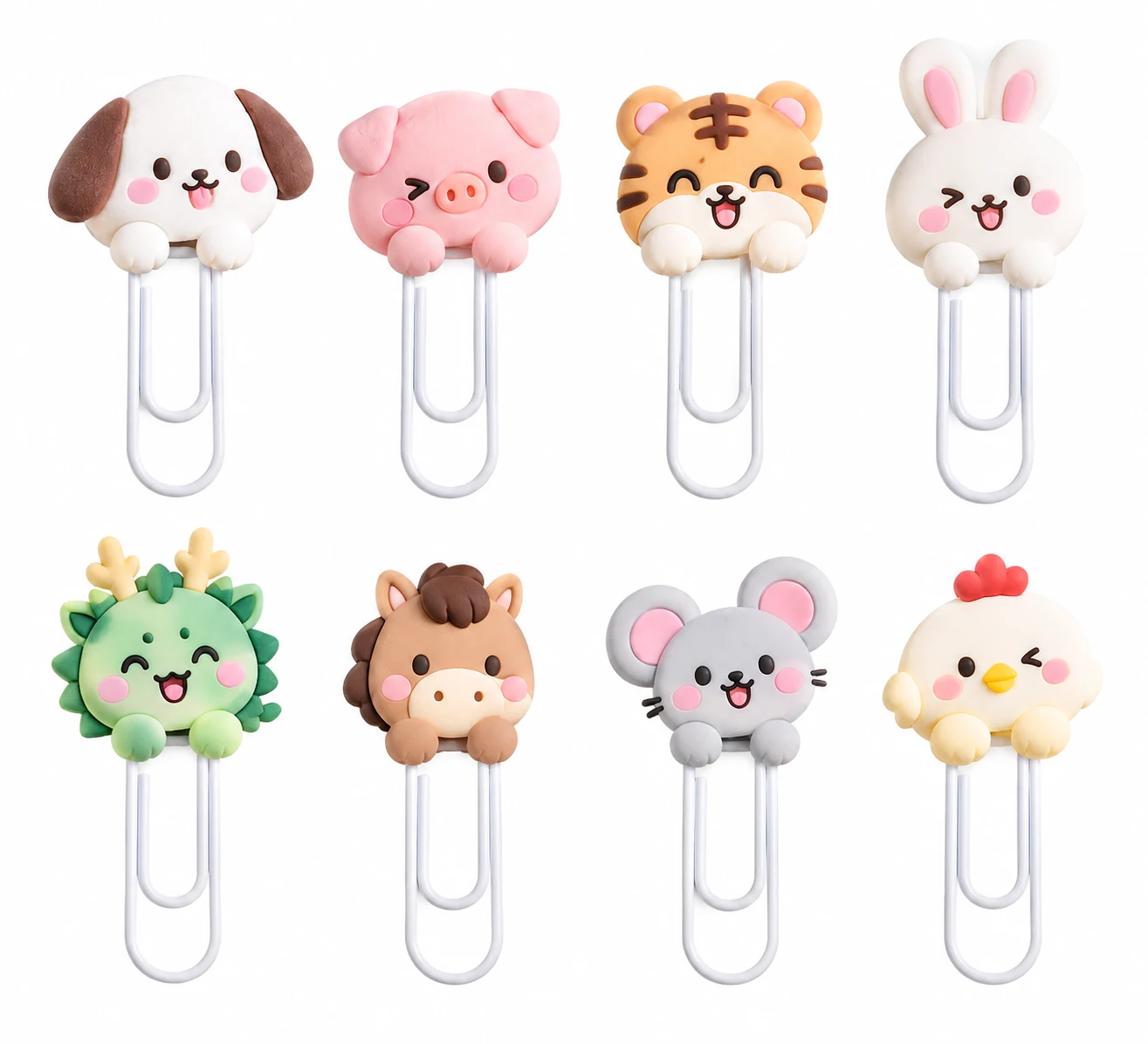 PVC 피규어 북마크 클립 · 제작 참고 이미지